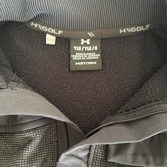 Under armour boys golf quarter zipped sweater - Picture 4 of 5